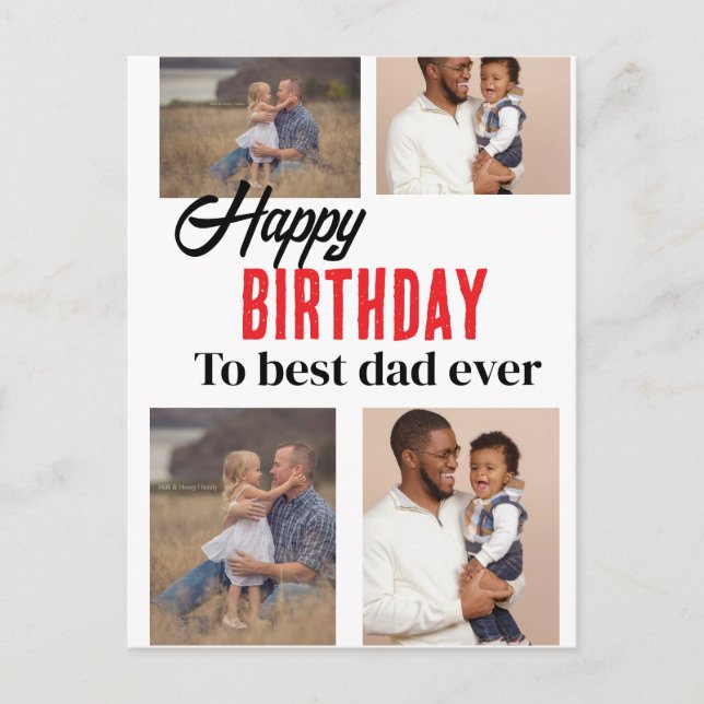 födelsedagskort vykort (Framsida)