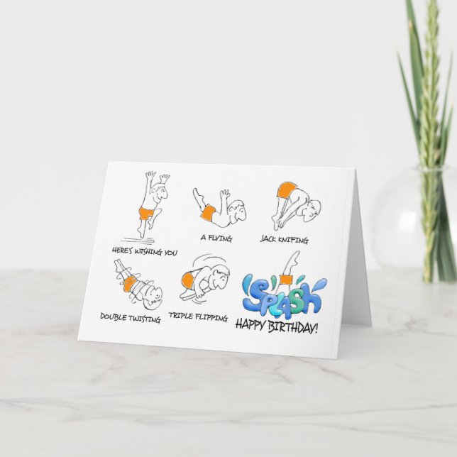 Födelsedagskortet i Finare Kort (Framsida)