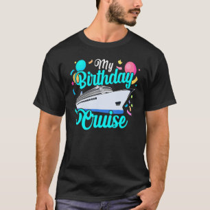 födelsedagskryssning 2023 Festive My Birthday Frak T Shirt