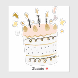 Födelsedagskummel Klistermärken