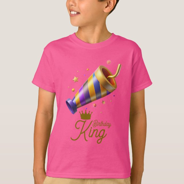 Födelsedagskung T-shirt  (Framsida)