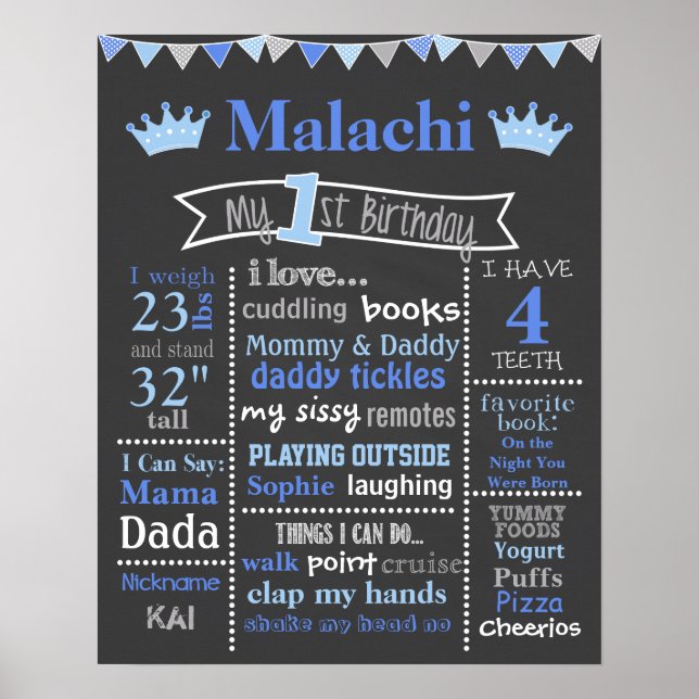 Födelsedagskvällen - Prince Poster (Framsidan)