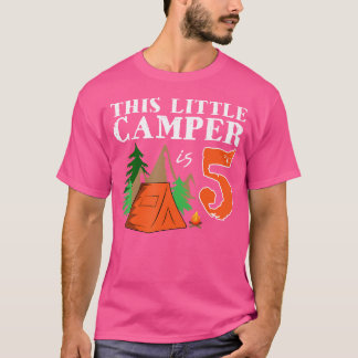 Födelsedagsläger Den här lilla husbilen är 5 T Shirt