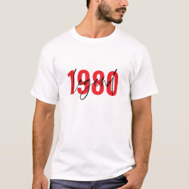Födelsedagslegend Modern minimal typografi T Shirt