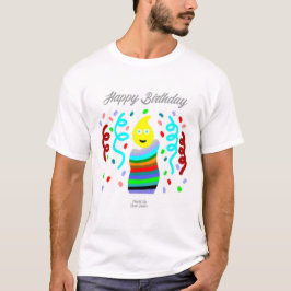 Födelsedagsljus Hälsningar Herr Basic T-Shirt