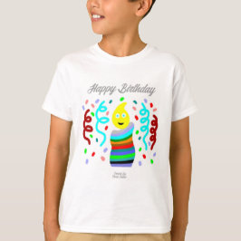 Födelsedagsljus Hälsningar Pojkar Basic T-Shirt