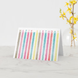 Födelsedagsljus Kort