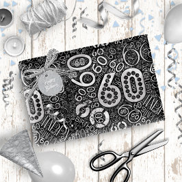 Födelsedagsnummer Ord Cloud 60 D ID270 Presentpapper