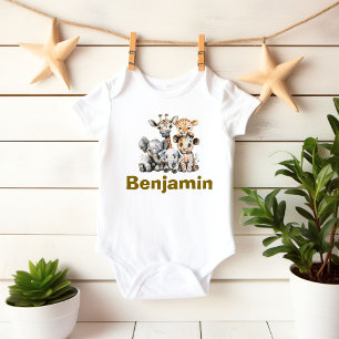 Födelsedagsoutfit för festdjur, Safari-födelsedag T Shirt