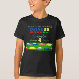 Födelsedagsparad för Drive By - färgglada och ljus T Shirt