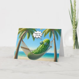 Födelsedagsplockare i Hammock Kort