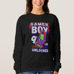 Födelsedagspojke 9 år Ga Gammalt Gammalt spelkonso T Shirt