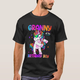 Födelsedagspojken Dabbing Unicorn Party 1 T Shirt