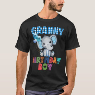 Födelsedagspojken Elephant Baby Theme Ele T Shirt