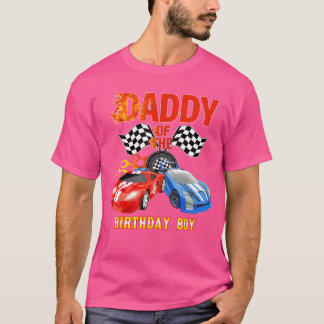 Födelsedagspojken Fire Tävling Wheel Birthday T Shirt