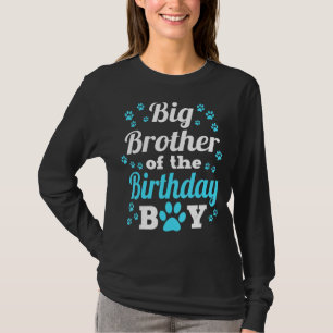 Födelsedagspojken Hund Tass Bday Party T Shirt