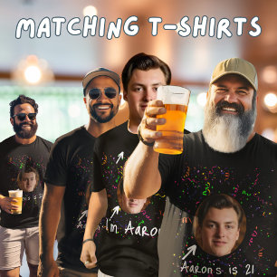 Födelsedagspojken Main Man 21:a Party Do T Shirt