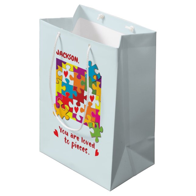 Födelsedagspojken Puzzle Kärlek till Biet (Framsidan Vinklad)