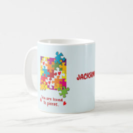 Födelsedagspojken Puzzle Kärlek till Biet Kaffemugg