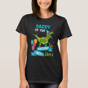 Födelsedagspojken RAWR T-Rex Dinosaur Birt T Shirt