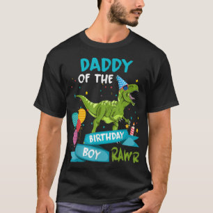 Födelsedagspojken RAWR T-Rex Dinosaur Birt T Shirt