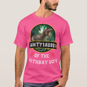 Födelsedagspojken T Rex Dinosaur Aunty Saurus Shirt