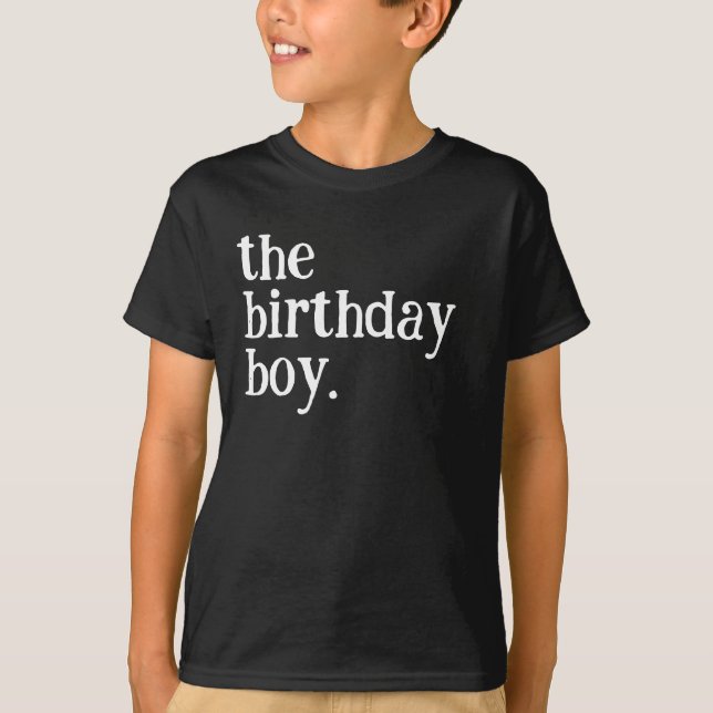Födelsedagspojken T Shirt (Framsida)