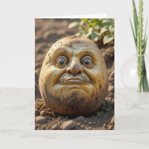 Födelsedagspotatishuvud i Dirt Kort