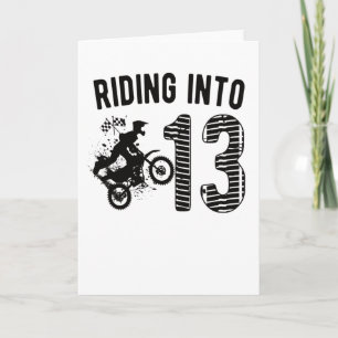 Födelsedagspresent Dirt Bike för 13-åring Kort