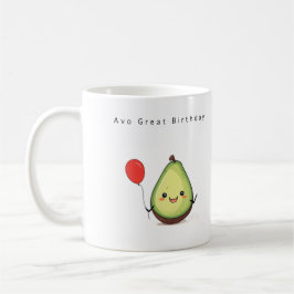 Födelsedagspresent, födelsedagsavokado söt kaffemugg