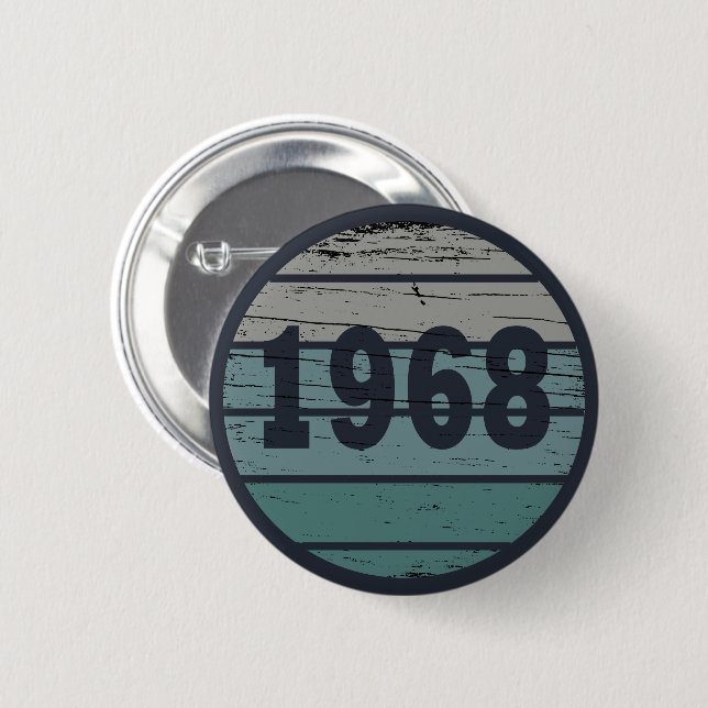 Födelsedagspresent för någon född 1968 knapp (Framsida & baksida)