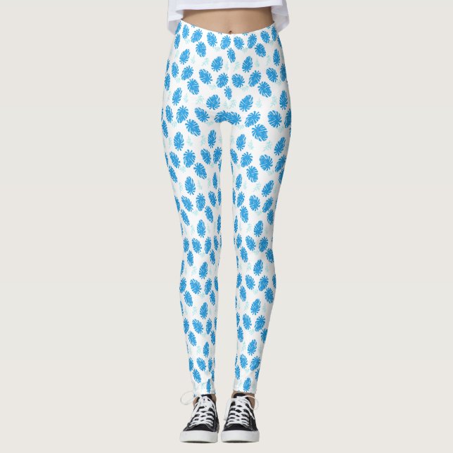 Födelsedagspresent | Fötterna i sanden, drink i mi Leggings (Framsida)