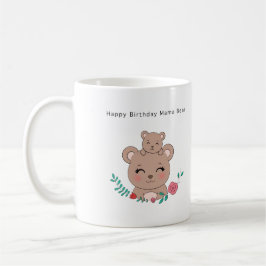 Födelsedagspresent, grattis på födelsedagen mamma kaffemugg
