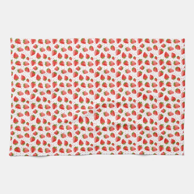 Födelsedagspresent | Jag gillar dig Berry Mycket Kökshandduk (Horisontell)