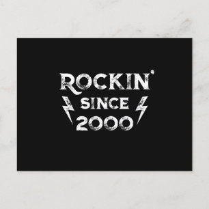 Födelsedagspresent Klassisk Rock för 2000-talet Vykort