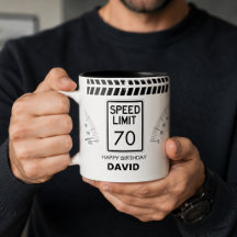 Födelsedagspresent med hastighetsgräns 70