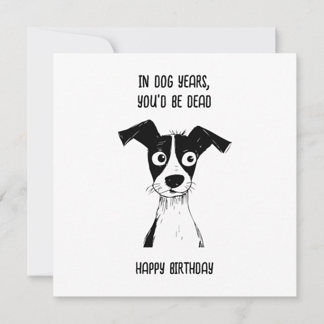 Födelsedagspresent Rolig födelsedagspresent till f Inbjudningar (Framsida)