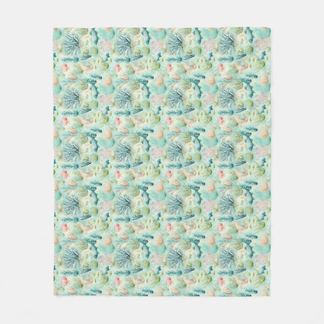 Födelsedagspresent | Saltvatten botar allt Fleecefilt (Framsidan)