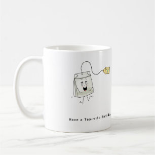 Födelsedagspresent, te-themed födelsedag, teälskar kaffemugg