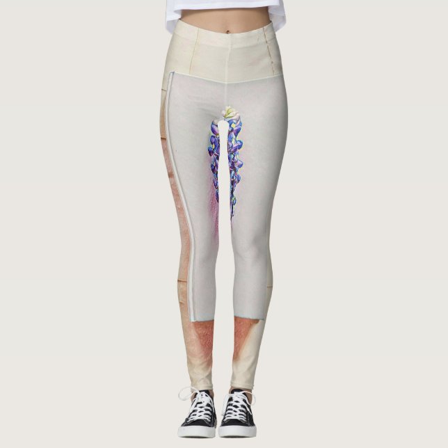 Födelsedagspresent till bibliotekarie leggings (Framsida)