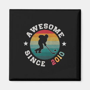 Födelsedagspresent till hockeyfantast 15 år gammal magnet