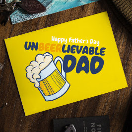 Födelsedagspresent till pappa | Obelievable Pappa Kort