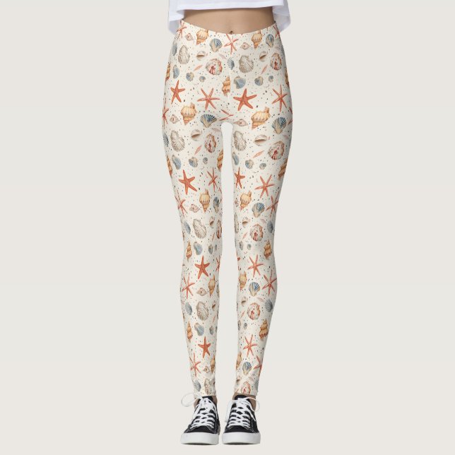 Födelsedagspresent | Var din egen strand Leggings (Framsida)