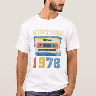 Födelsedagspresent Vintage 1978 År T Shirt