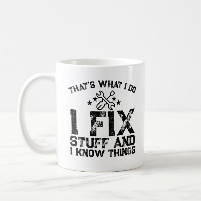 Födelsedagspresenter för män Pappa jul farfar  Kaffemugg (Vänster)