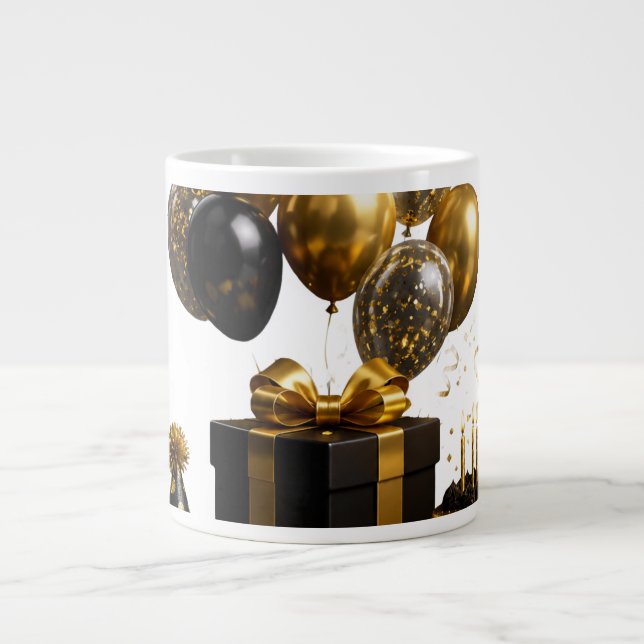 Födelsedagspresentkopp  jumbo mugg (Framsidan)
