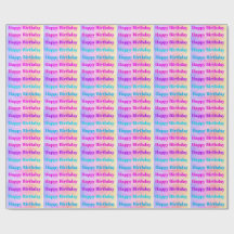 Födelsedagspresentpapper