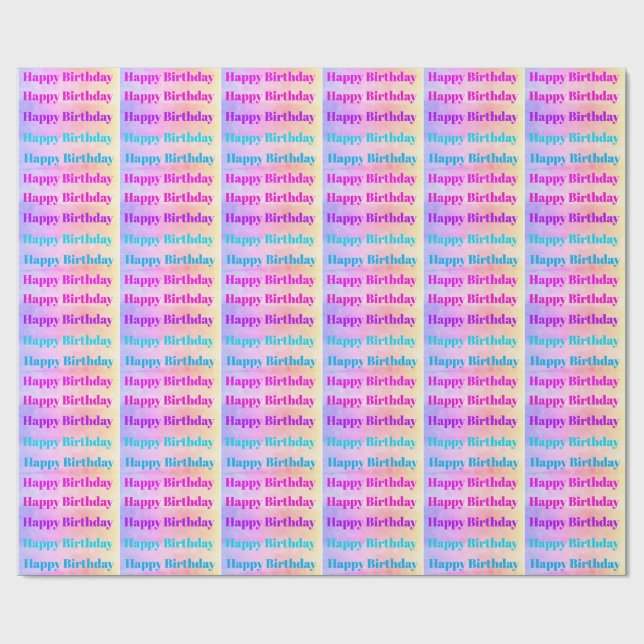 Födelsedagspresentpapper Presentpapper (Platt)