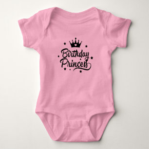 Födelsedagsprinsessa Baby Bodysuit T Shirt