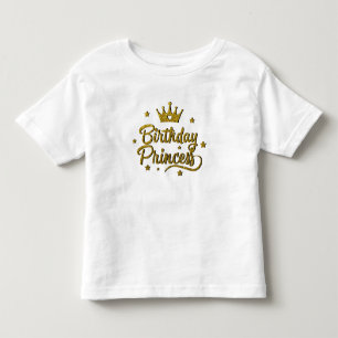 Födelsedagsprinsessa Barn T-shirt